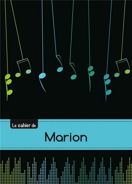 Produktbild: Carnet marion musique,48p,a5