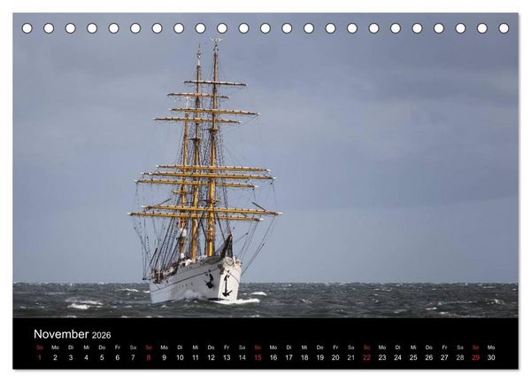 Produktbild: Baltic Sail (Tischkalender 2026 DIN A5 quer), CALVENDO Monatskalender