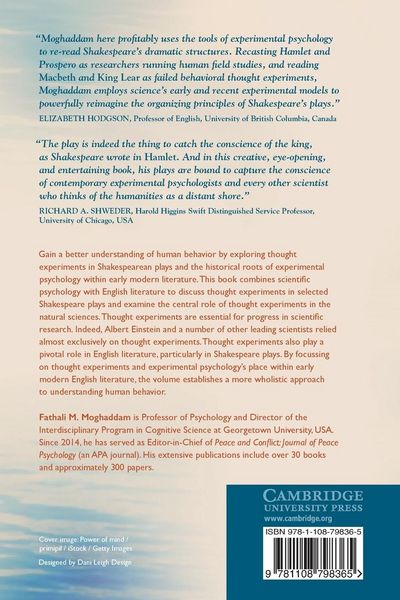 Produktbild: Shakespeare and the Experimental Psychologist