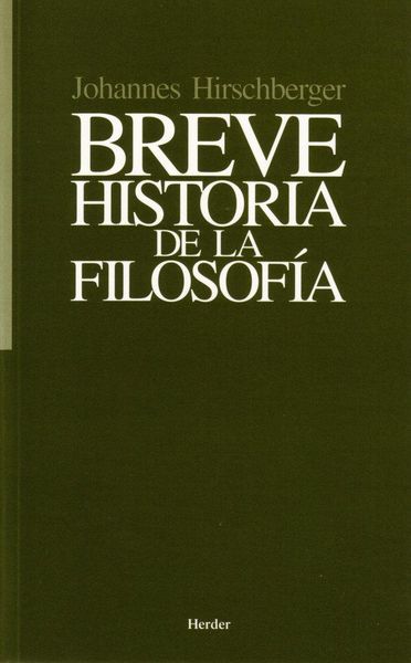 Produktbild: Breve historia de la filosof&iacute;a