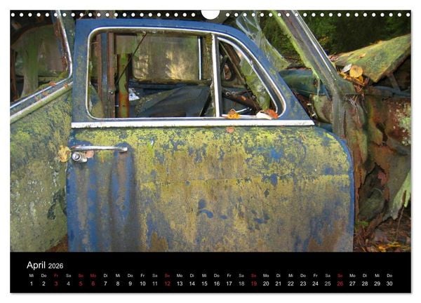 Produktbild: Schrottautos im Kyrk&ouml; Mosse (Wandkalender 2026 DIN A3 quer), CALVENDO Monatskalender