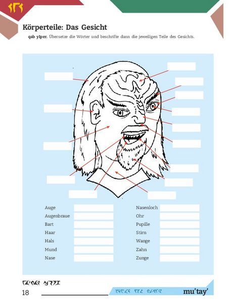 Produktbild: Arbeitsbuch Klingonisch