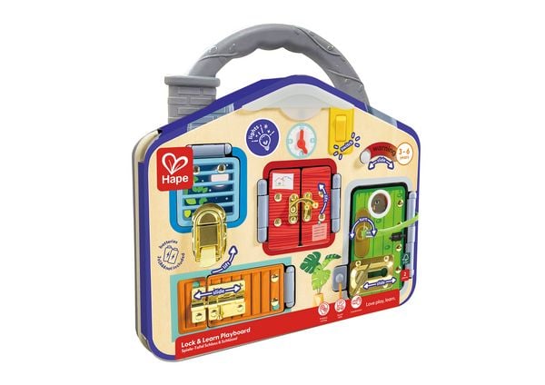 Produktbild: Hape - Spiele-Tafel Schloss & Schlüssel