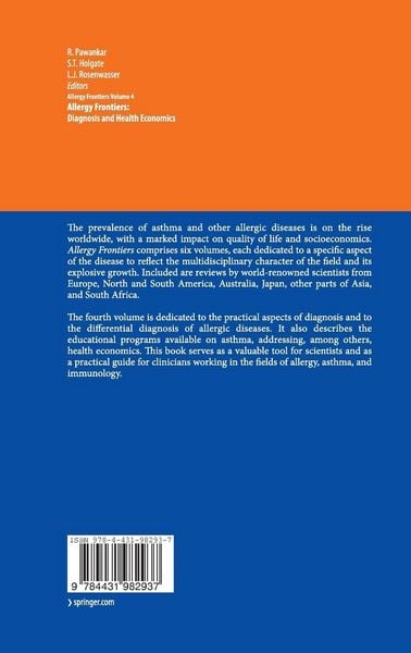 Produktbild: Allergy Frontiers:Diagnosis and Health Economics