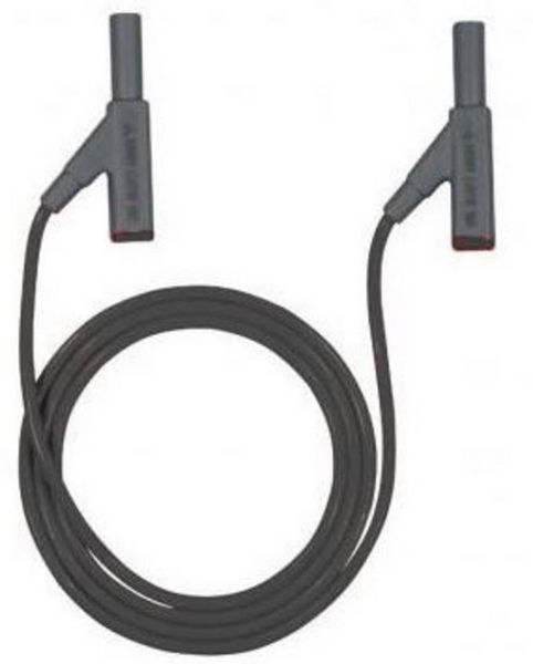 Produktbild: Beha Amprobe 307122 Sicherheits-Messleitung 4 mm-Stecker 4 mm-Stecker 2.00m Schwarz 1St.