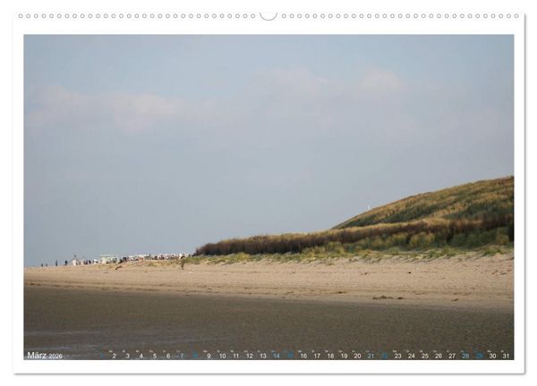 Produktbild: OP SPIEKEROOG (Wandkalender 2026 DIN A2 quer), CALVENDO Monatskalender