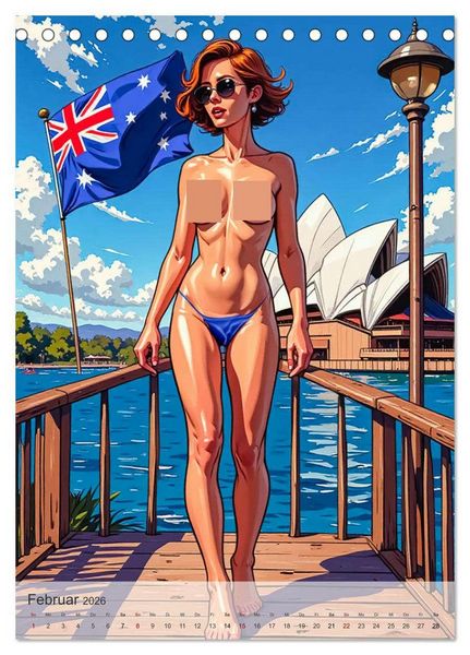 Produktbild: Spicy World - Hei&szlig;es Australien (Tischkalender 2026 DIN A5 hoch), CALVENDO Monatskalender