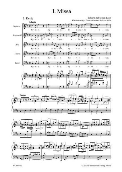 Produktbild: Bach, J: Messe in h-Moll BWV 232