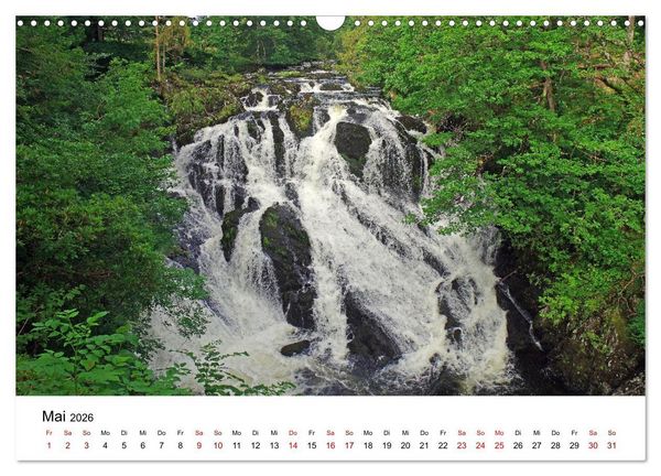 Produktbild: Cornwall und Wales (Wandkalender 2026 DIN A3 quer), CALVENDO Monatskalender