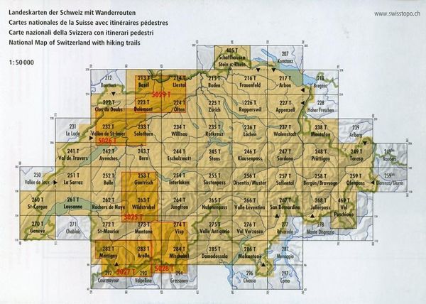Produktbild: Swisstopo 1 : 50 000 Sustenpass