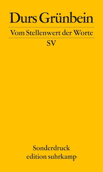 Produktbild: Vom Stellenwert der Worte