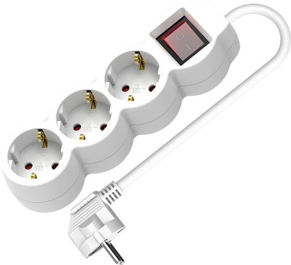 Value 19.99.0950 Steckdosenleiste Weiß CEE-Stecker 1St.