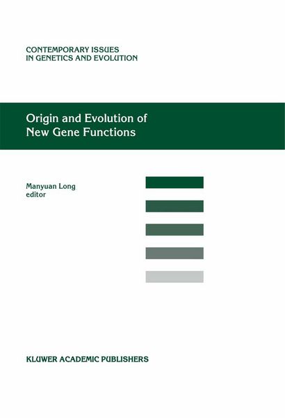 Produktbild: Origin and Evolution of New Gene Functions