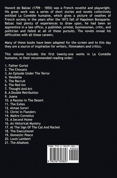 Produktbild: The Human Comedy, La Comedie Humaine, Volume 1