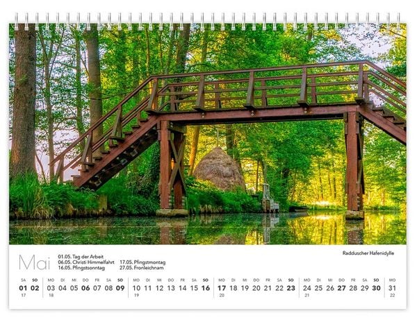 Produktbild: Kalender Spreewald kompakt - Peter Becker 2027