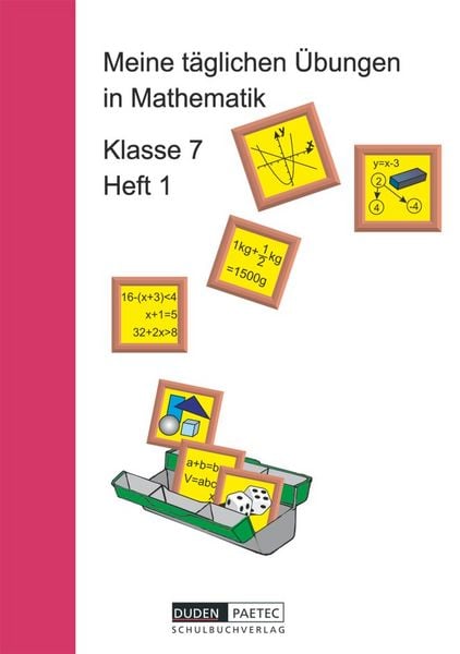 Produktbild: Meine t&auml;glichen &Uuml;bungen in Mathematik - 7. Schuljahr