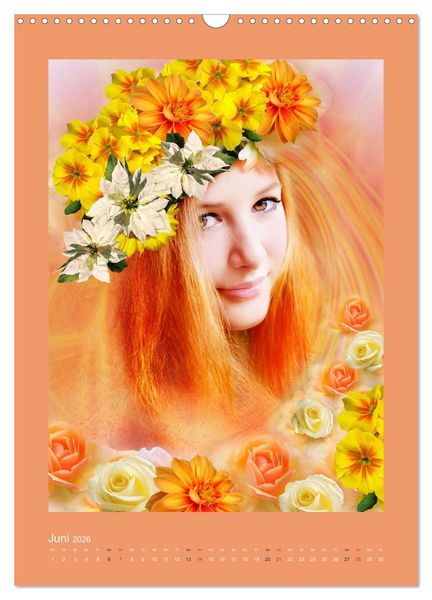Produktbild: Blumen Melodie (Wandkalender 2026 DIN A3 hoch), CALVENDO Monatskalender