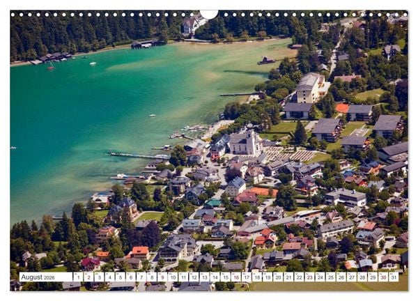 Produktbild: Der sch&ouml;ne Wolfgangsee im Salzkammergut (Wandkalender 2026 DIN A3 quer), CALVENDO Monatskalender