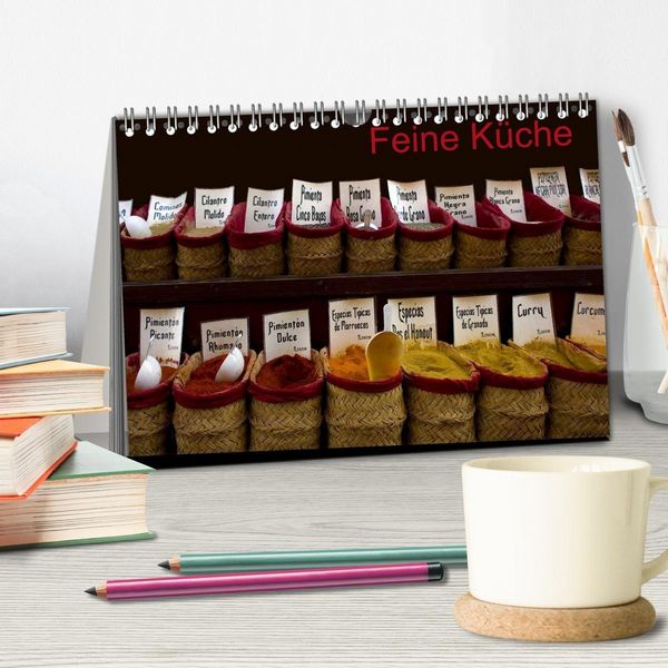 Produktbild: Feine K&uuml;che (Tischkalender 2027 DIN A5 quer), CALVENDO Monatskalender