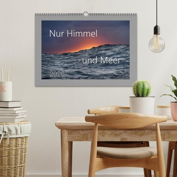 Produktbild: Nur Himmel und Meer (Wandkalender 2026 DIN A3 quer), CALVENDO Monatskalender