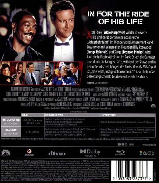 Produktbild: Beverly Hills Cop 3 (4K Ultra HD) (+ Blu-ray)