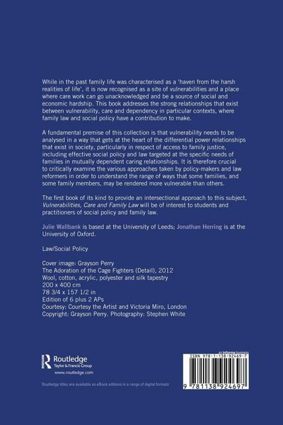 Produktbild: Vulnerabilities, Care and Family Law