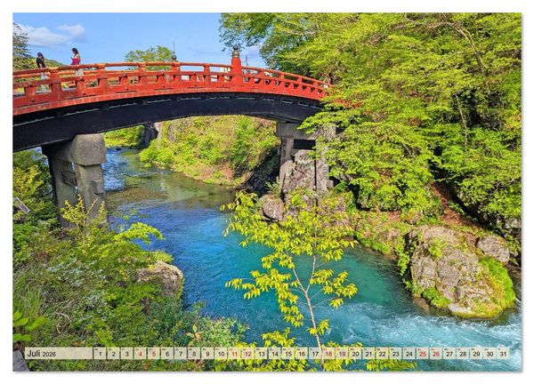 Produktbild: Japan entdecken Tokio, Osaka & mehr (Wandkalender 2026 DIN A4 quer), CALVENDO Monatskalender