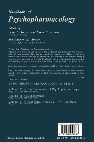 Produktbild: Handbook of Neurochemistry