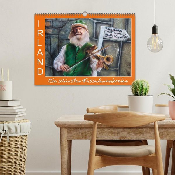 Produktbild: IRLAND - Die sch&ouml;nsten Fassadenmalereien (Wandkalender 2026 DIN A3 quer), CALVENDO Monatskalender