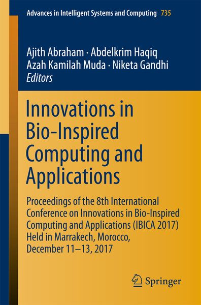 Produktbild: Innovations in Bio-Inspired Computing and Applications