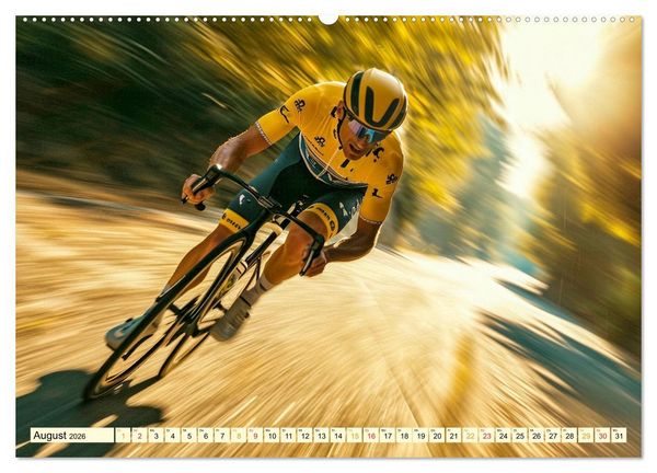 Produktbild: Radrennen - tolle Momente (Wandkalender 2026 DIN A2 quer), CALVENDO Monatskalender