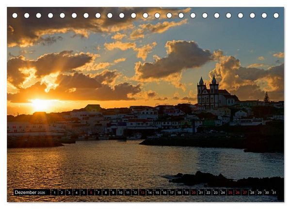 Produktbild: Perlen im Atlantik - Azoren (Tischkalender 2026 DIN A5 quer), CALVENDO Monatskalender