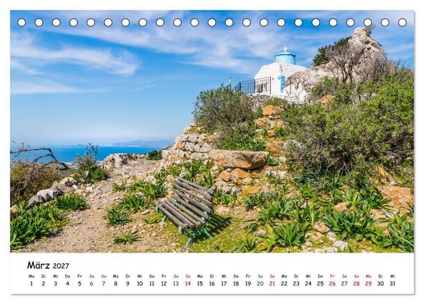 Produktbild: Kos 2027 (Tischkalender 2027 DIN A5 quer), CALVENDO Monatskalender