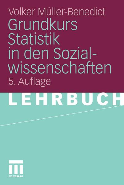 Produktbild: Grundkurs Statistik in den Sozialwissenschaften