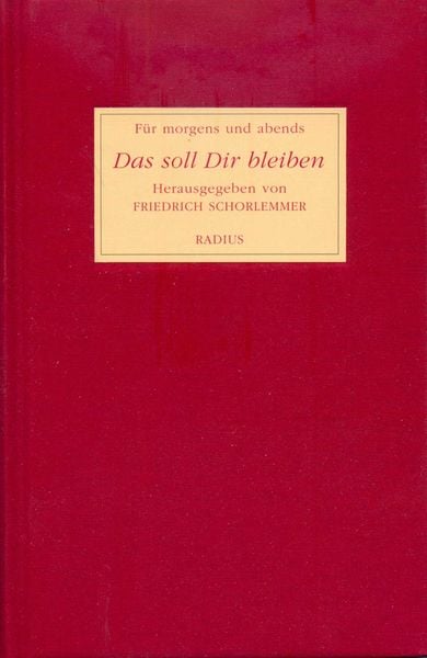 Das soll Dir bleiben, Paperback von , Radius, 978-3-87173-948-4