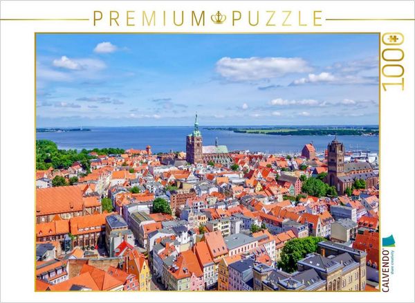 CALVENDO Puzzle Stralsund | 1000 Teile Lege-Größe 64x48cm Foto-Puzzle für glückliche Stunden