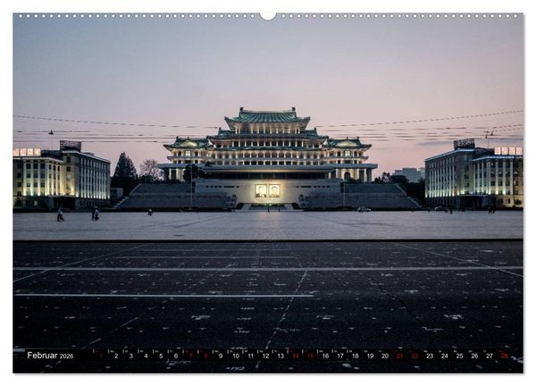 Produktbild: BILDER AUS NORDKOREA (Wandkalender 2026 DIN A2 quer), CALVENDO Monatskalender