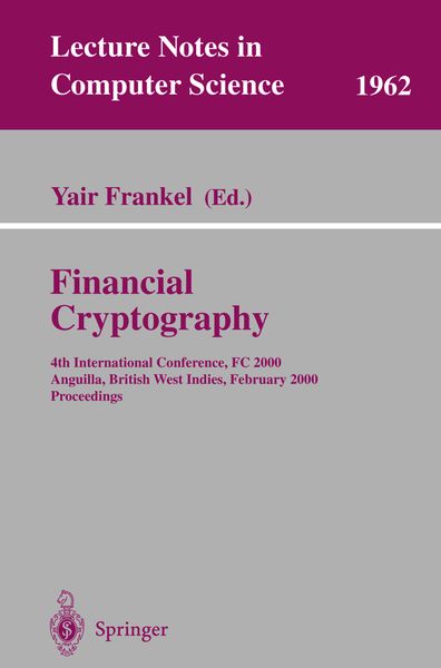 Produktbild: Financial Cryptography
