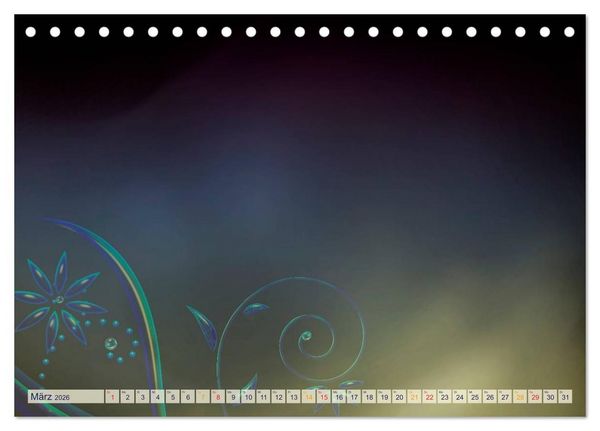 Produktbild: Kalender, Fotos selbst einkleben, selbst gestalten (Tischkalender 2026 DIN A5 quer), CALVENDO Monatskalender