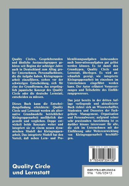 Produktbild: Quality Circle und Lernstatt