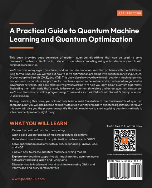 Produktbild: A Practical Guide to Quantum Machine Learning and Quantum Optimisation