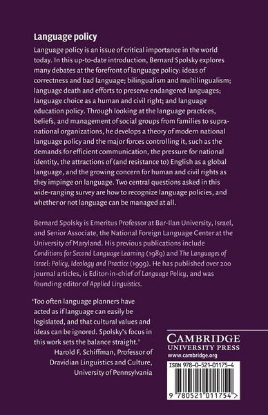 Produktbild: Language Policy