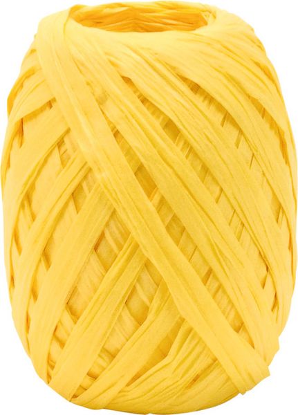 Produktbild: GOLDINA Bast Paper Raffia, gelb