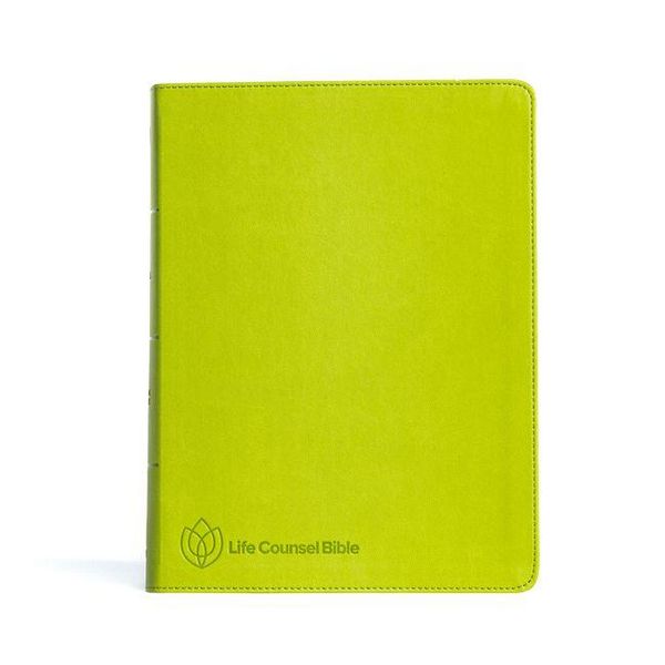 Produktbild: CSB Life Counsel Bible, Apple Green Leathertouch, Indexed