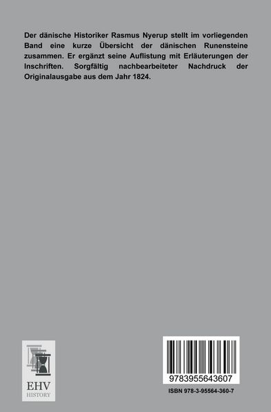 Produktbild: Verzeichnis der in D&auml;nemark 1824 noch vorhandenen Runensteine