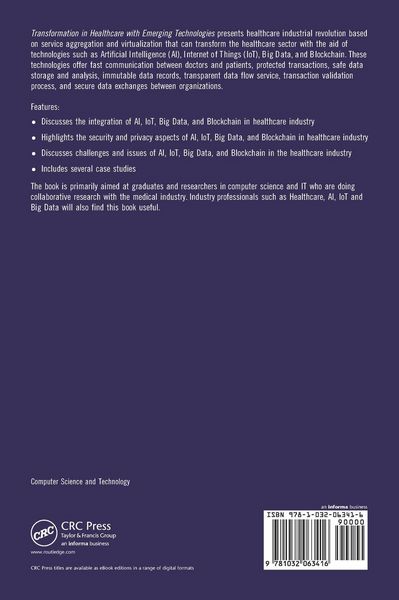 Produktbild: Transformation in Healthcare with Emerging Technologies