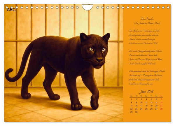 Produktbild: Gedichte. Die ber&uuml;hmtesten deutschsprachigen Verse (Wandkalender 2026 DIN A4 quer), CALVENDO Monatskalender