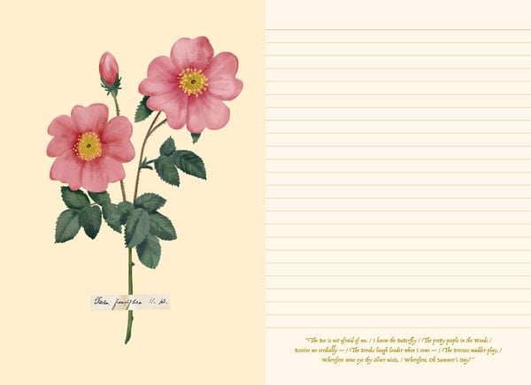 Produktbild: Poetry of Flowers: An Emily Dickinson Journal