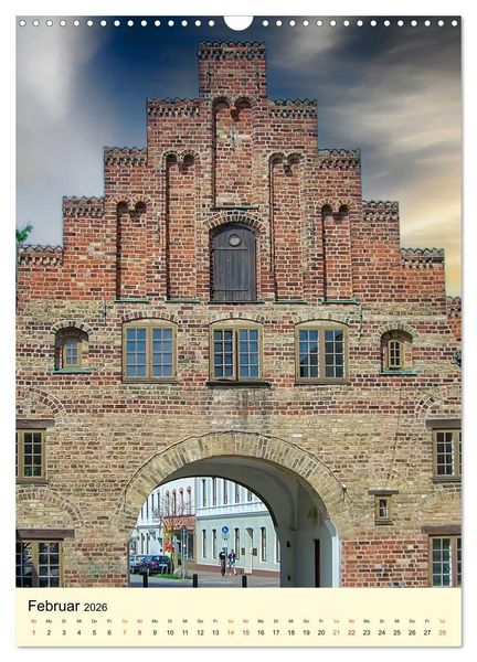 Produktbild: Flensburg - so bezaubernd (Wandkalender 2026 DIN A3 hoch), CALVENDO Monatskalender