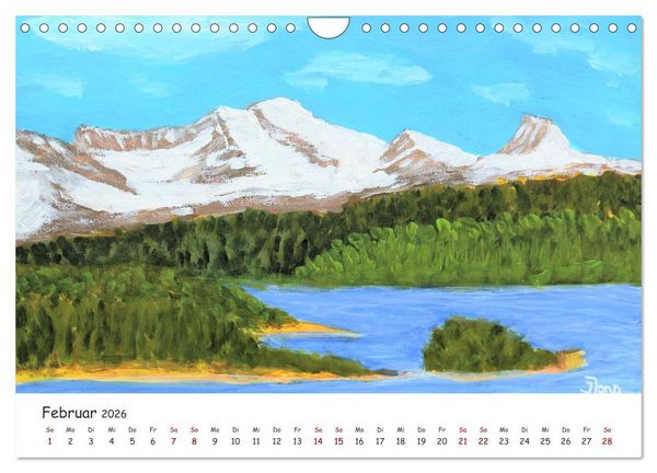 Produktbild: Urlaubsstimmung f&uuml;r das ganze Jahr (Wandkalender 2026 DIN A4 quer), CALVENDO Monatskalender